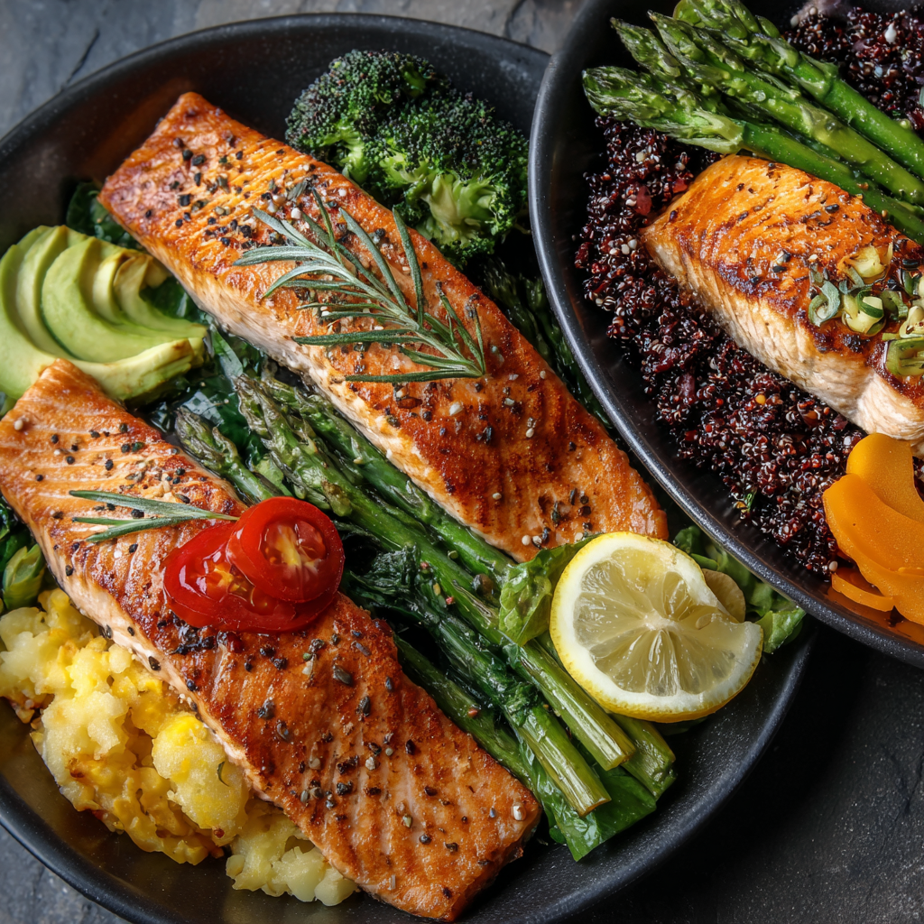 Різноманітна здорова їжа